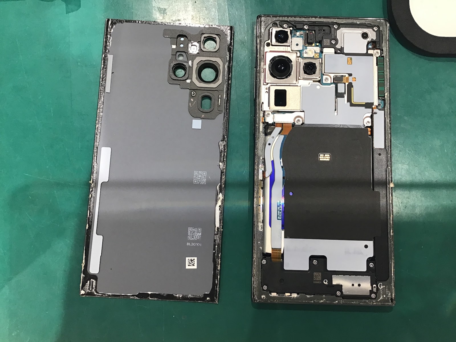 Galaxy S23 Ultraのバッテリー交換を承りました！【スマホ修理工房丸